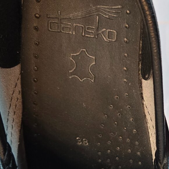 DANSKO Women's Professional Clog /Slip-On Sz: 7.5/38  Black - Picture 10 of 11